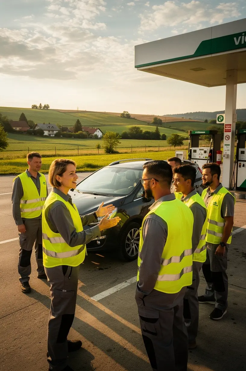 Technológia na testovanie výkonu batérie elektrického vozidla v servisnom zariadení.